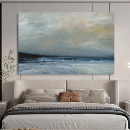 Moody Sea & Sky Abstract - Dramatic Bedroom Accent DLZ022