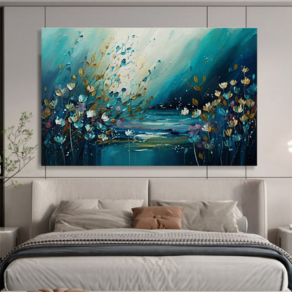 Charming Large Abstract Wall Art for Dining Room & Hotel Suite DKH879