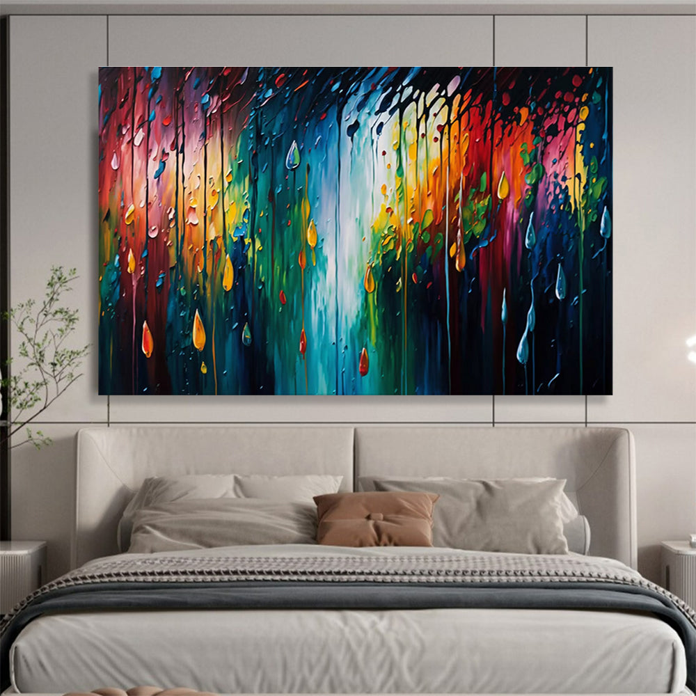 Memorable Original Vast Textured Hand - Painted Abstract Canvas for Lasting Impressions DKH867
