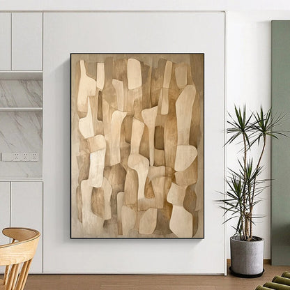 Extended - Reach Hand - Painted Custom Abstract Painting for Bedroom and Entryway DTP021