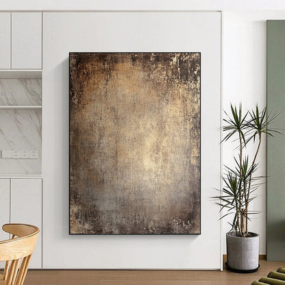 Contemporary abstract painting with distressed earth tones and flat textures creating a warm nostalgic backdrop perfect for highlighting your subject. DLZ1291