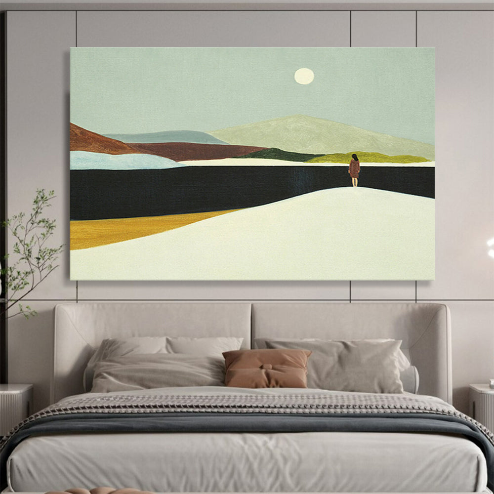 Enormous Hand - Painted Textured Abstract Wall Art for Dramatic Displays DKH739