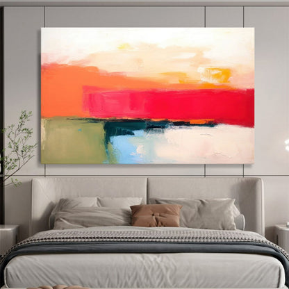 Bold Color Block Sunset - Energetic Kitchen Vitality DLZ056