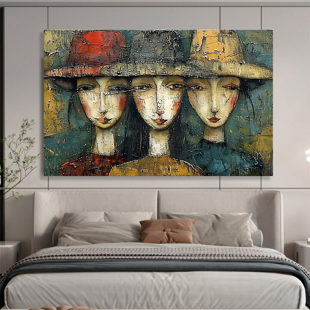 Handcrafted Textured Large Abstract Masterpiece for Artistic Spaces DKH763