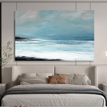 Minimalist Ocean Horizon - Serene Bedroom Accent DLZ032