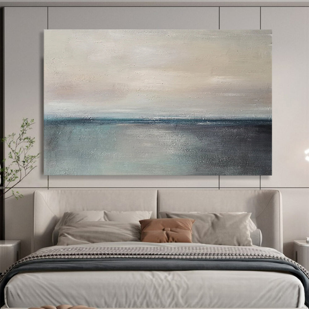 Minimalist Sea Horizon - Elegant Living Room Sophistication DLZ028
