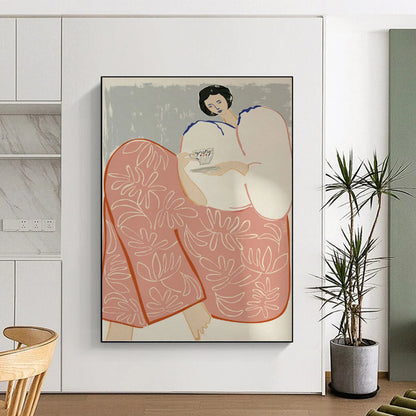 Designer - Conceptualized Hand - Painted Textured Canvas Masterpiece for Bedroom & Living Room DKH1147