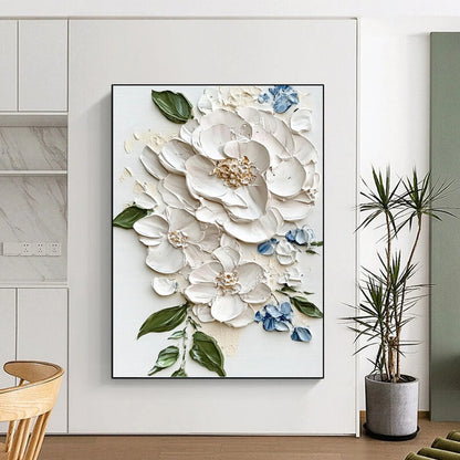Graceful Hand - Painted Textured Abstract Painting on Canvas for Dining Room & Hotel DKH1388