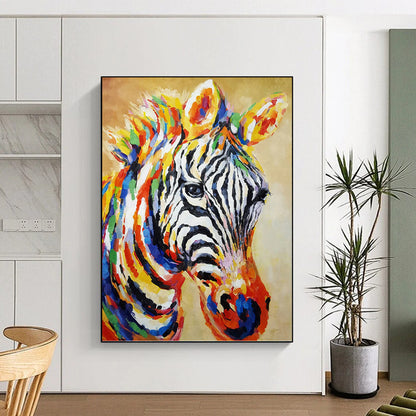 Large - Format Hand - Painted Custom Abstract Painting (with Individualistic Textures), for Decorating Office and Hallway DKH1442