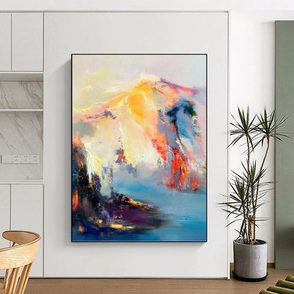 Colossal Custom - Painted Textured Canvas Abstract for Office & Bedroom DKH1061