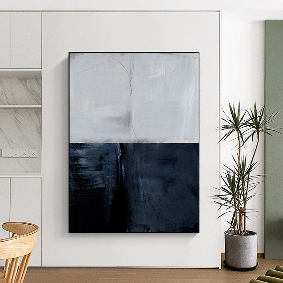 Handmade Large-Scale Abstract Paintings: Custom, Textured, and Captivating DTP206