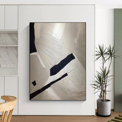Thrillingly Immense Hand - Painted Textured Abstract Artwork for Gym & Fitness Studio DKH1241