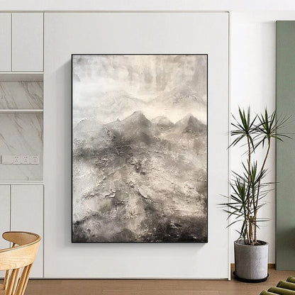 Large Custom Abstract Paintings: Handmade Textures for Dining Room & Entryway DTP256