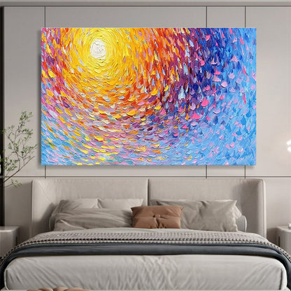 Inviting Large Abstract Canvas for Bar & Entryway DKH881