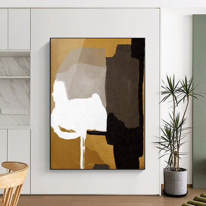 Large Custom Abstract Paintings: Hand-Painted Textures for Bar & Hotel DTP236