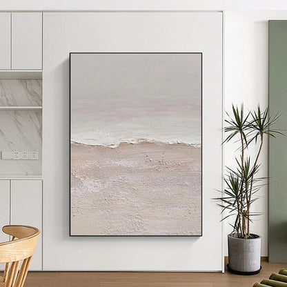 Designer - Inspired Hand - Crafted Textured Canvas Abstract for Office & Dining Room DKH1124