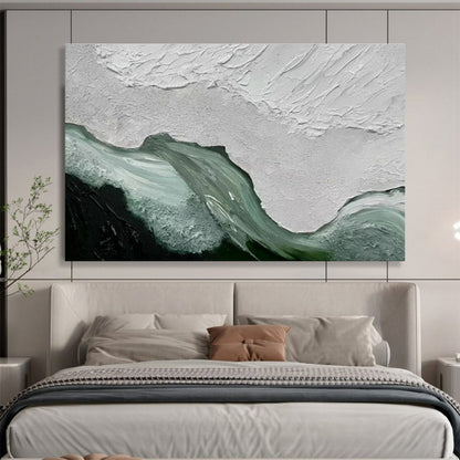 Massive Hand - Crafted Textured Abstract Canvas for Artful Enhancements DKH744