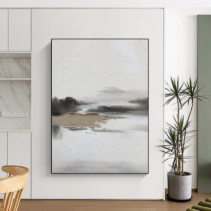 Large Vertical Custom Abstract Hand - Painted Artwork for Bar and Hallway DKH1672