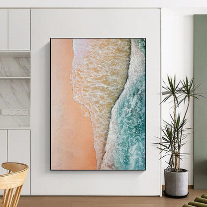 Titanic - Proportioned Hand - Painted Custom Abstract Artwork for Living Room and Bar DTP044