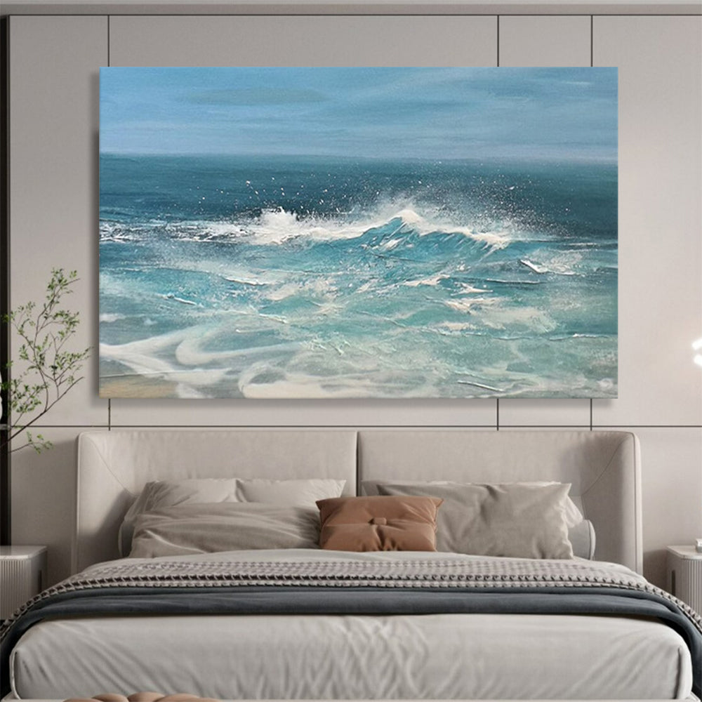 Dynamic Ocean Waves - Energetic Bathroom Art DLZ025