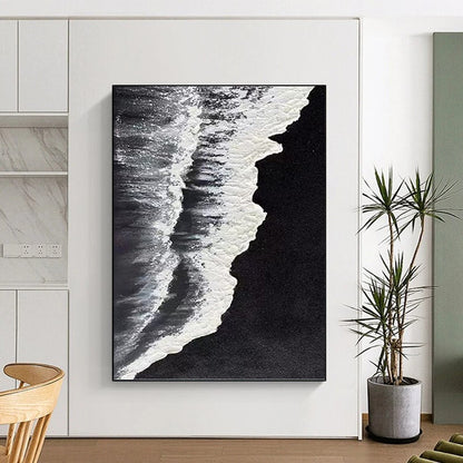 Contemporary Textured Abstract Mural for Office & Bar DKH0962