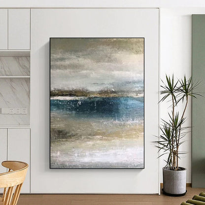 Inspiring Textured Abstract Mural for Living Room & Office DKH0945