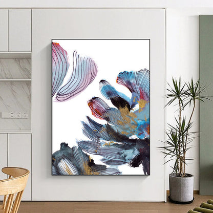 Big Custom Hand-Painted Abstract Art: Textures to Make a Statement DTP199