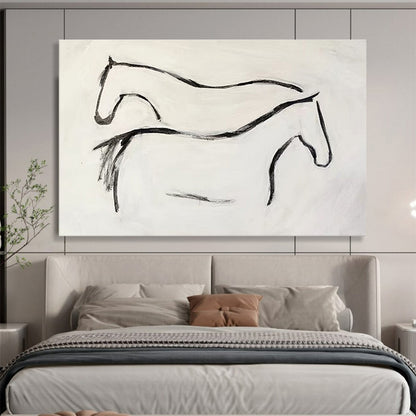 Immense Textured Hand - Painted Abstract Painting for Stylish Spaces DKH751