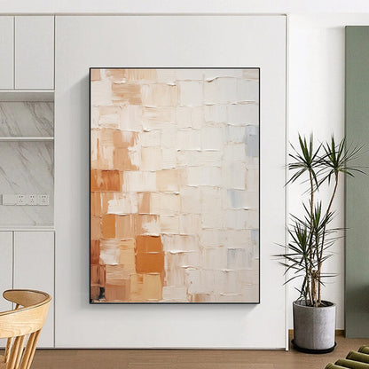 Charming Hand - Painted Textured Abstract for Bedroom & Entryway DKH1331