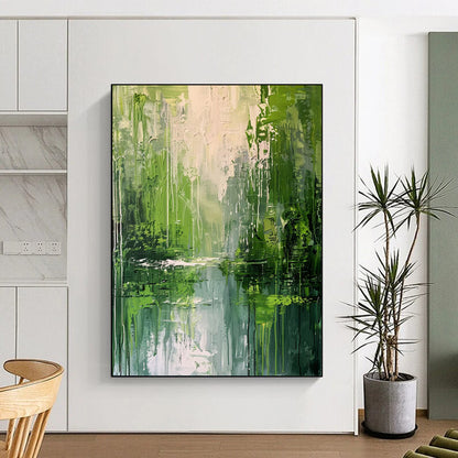 Oversized Hand - Painted Textured Custom Abstract Painting for Bedroom and Office DTP002