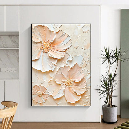 Assertive Hand - Painted Textured Abstract Canvas for Hallway & Office DKH1389