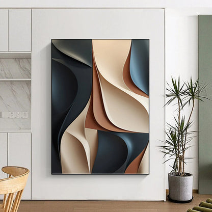 Enormous Custom - Textured Hand - Painted Abstract Artwork for Bar & Entryway DKH1023