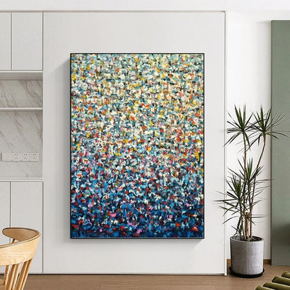 Cozy Hand - Painted Textured Abstract for Living Room & Dining Room DKH1344