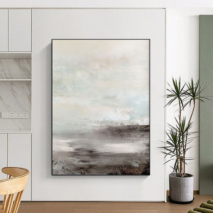 Lattice Textures: Monumental Custom Abstract Art for Bedroom and Dining Room DTP154