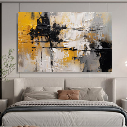Yellow & Black Abstract Energy - Modern Office Dynamism DLZ085