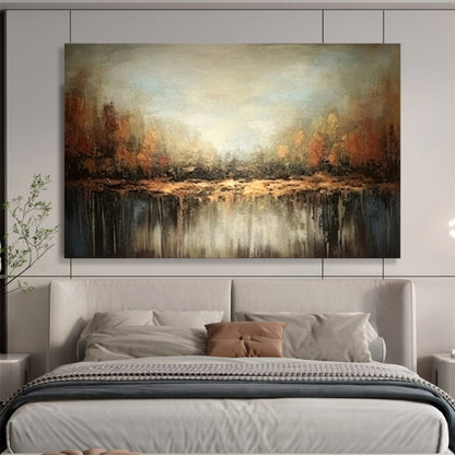 Misty Forest Reflection - Enchanting Living Room Escape DLZ060