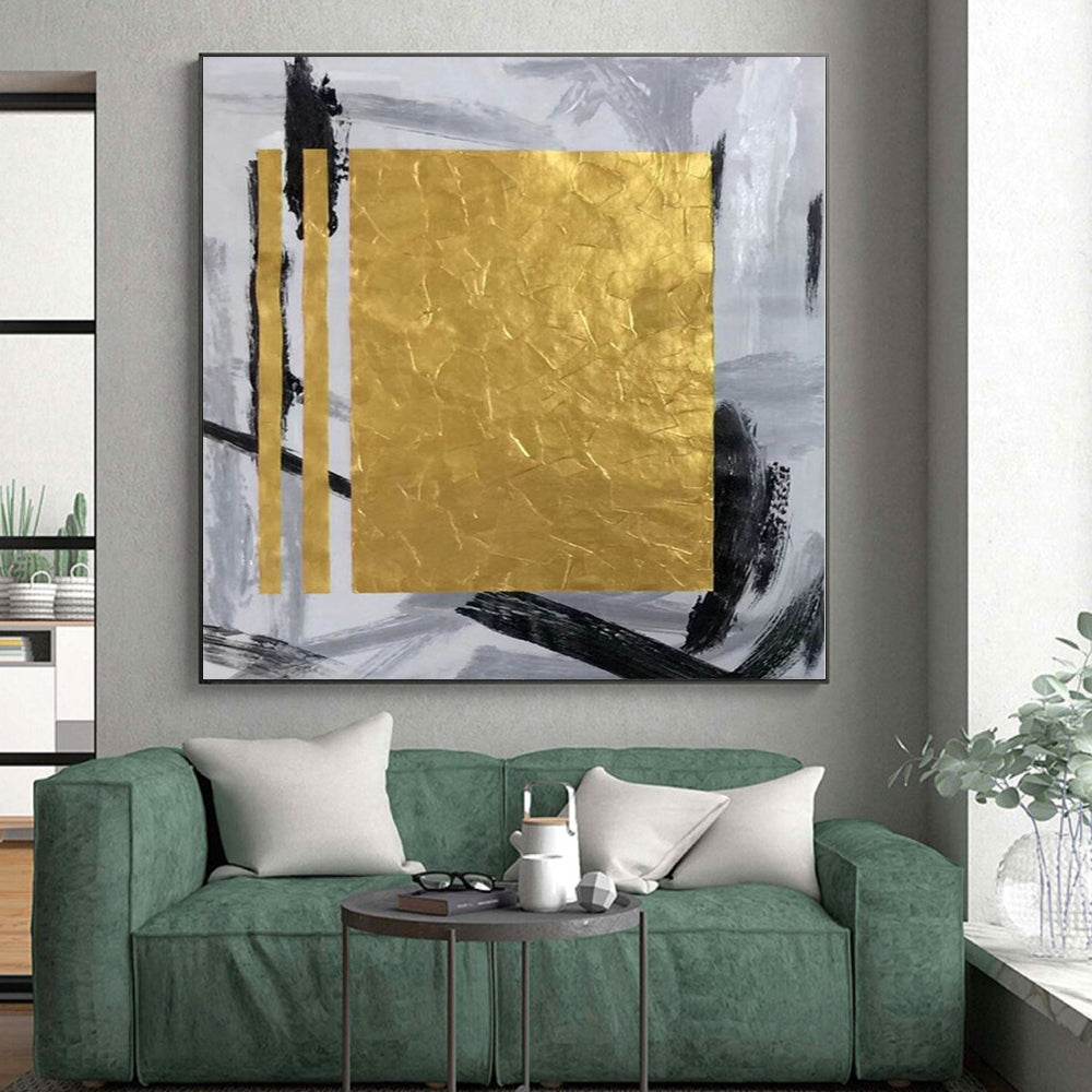 Monumental Custom Abstract Art for Guest Room Fireplace Mantel Feature Walls