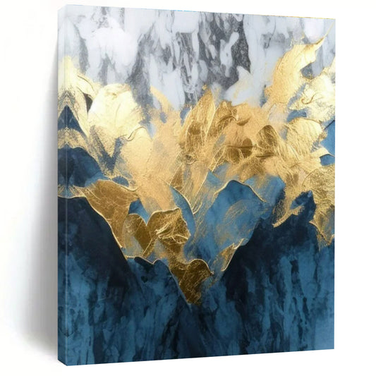 Colossal Contemporary Abstract Painting for Music Concert Venue Backdrops