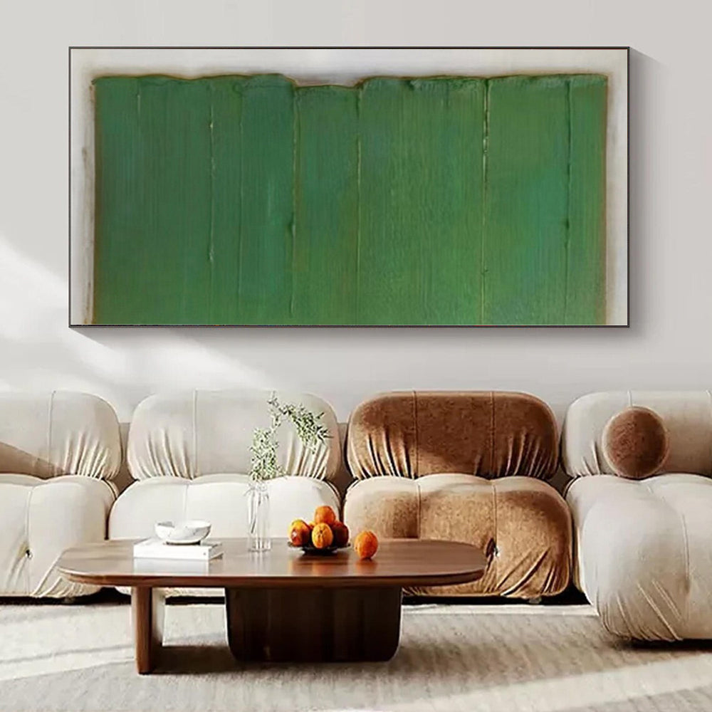 Oversized Abstract Wall Art for Treehouse Rope Bridge Areas - Custom Resin on Canvas