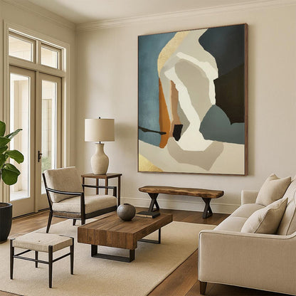 Grand Made-to-Order Abstract Wall Art for Entryway Console Table Walls