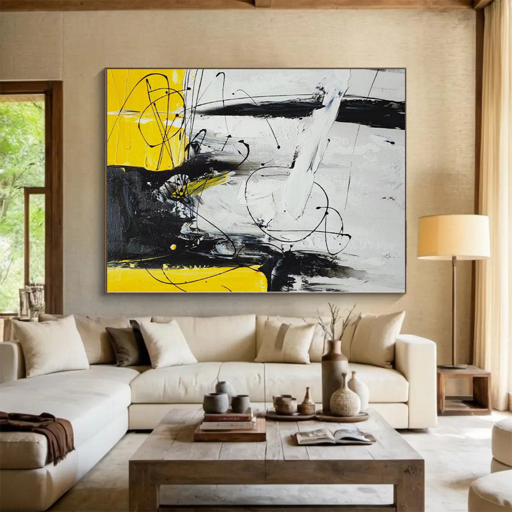 Oversized Custom Abstract Canvas for Pet Sleeping and Relaxing Corners