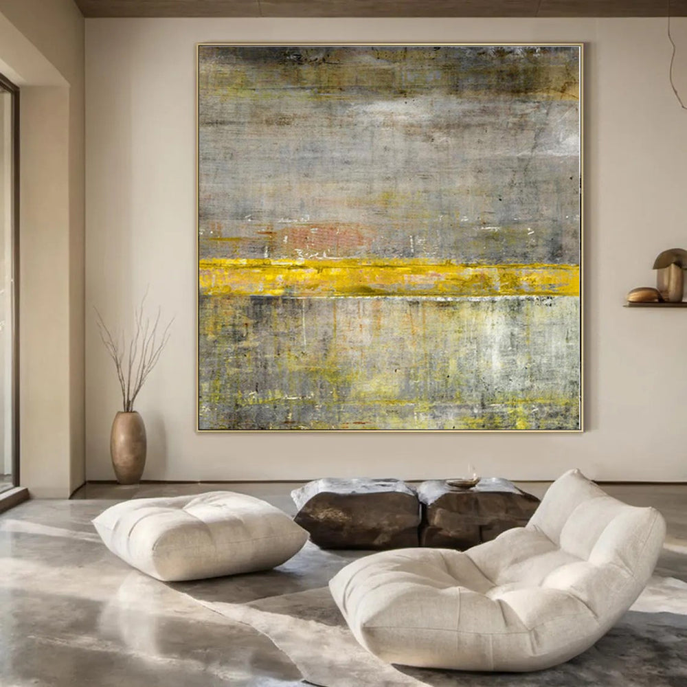 Giant Abstract Wall Art for Window Seat Alcoves - Made to Order Oil on Linen