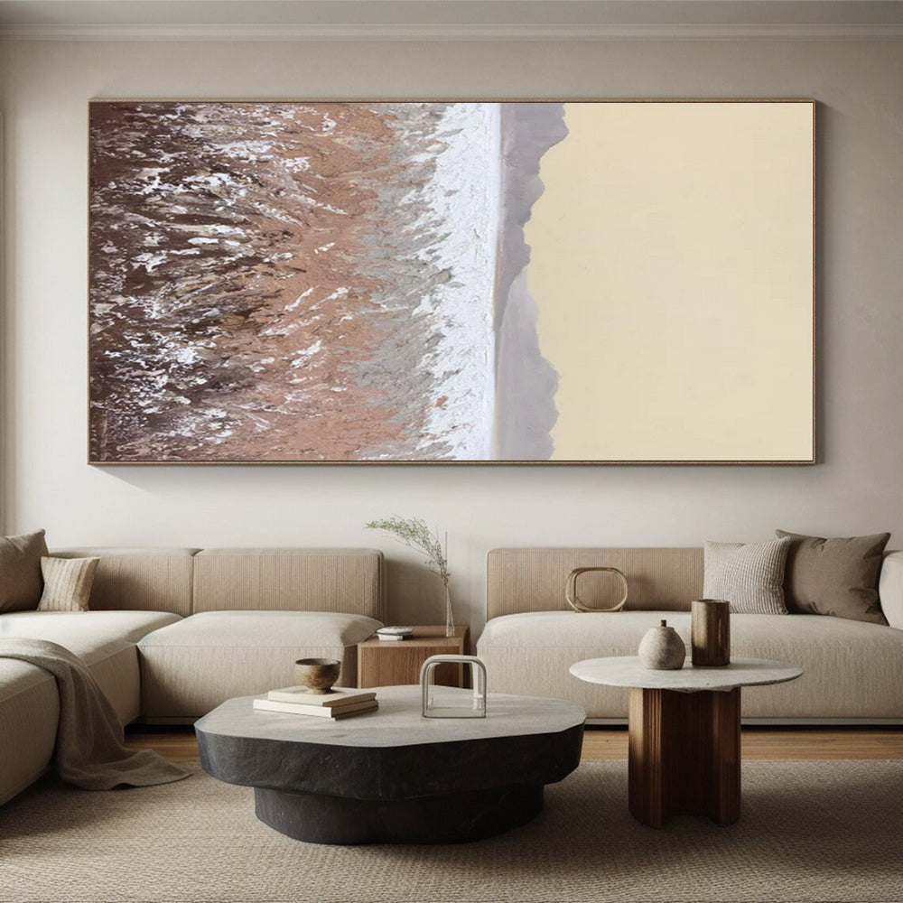 Large-Scale Contemporary Abstract Wall Art for Garage Workshop Inspiring Look