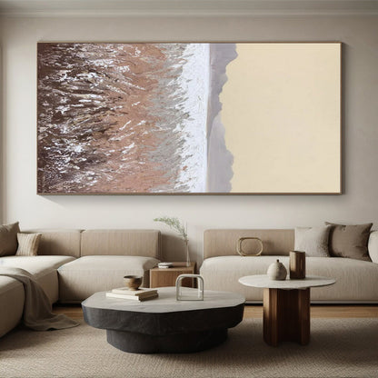 Large-Scale Contemporary Abstract Wall Art for Garage Workshop Inspiring Look