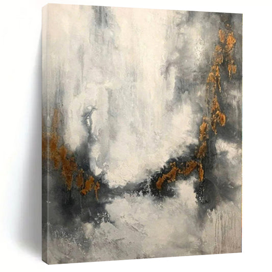Enormous Custom Abstract Canvas for Pet Nook Feature Wall