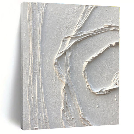 Large-Scale Hand-Painted Abstract Canvas for Living Room and Bar