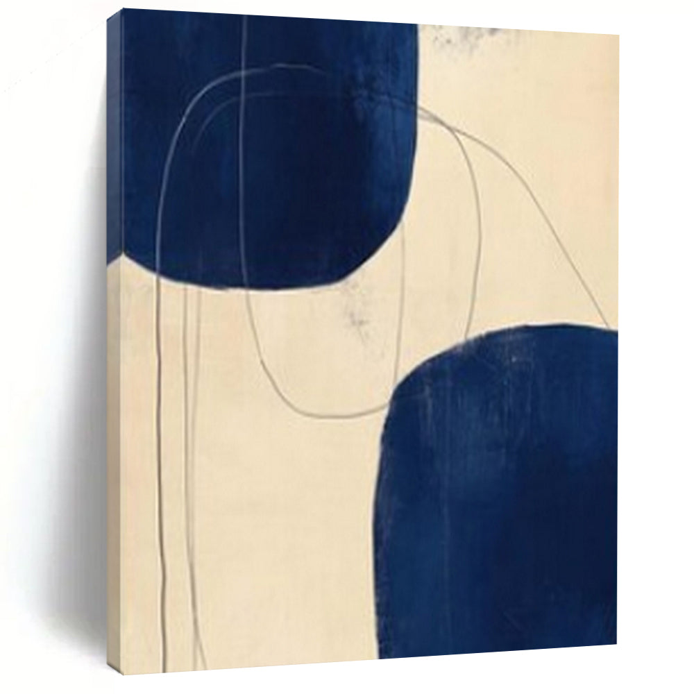 Huge Hand-Painted Contemporary Abstract Painting for Family Home Pet Lounges