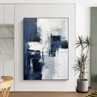 Large-Scale Modern Abstract Wall Art for Home Wine Cellar Elegant and Sophisticated Vibe