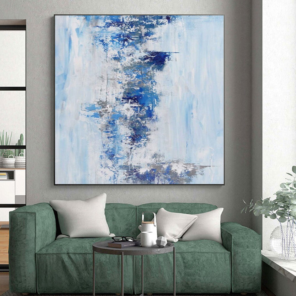 Custom Extra Large Abstract Veil Painting - Hand-Painted Gouache for Wedding Venue Aisles