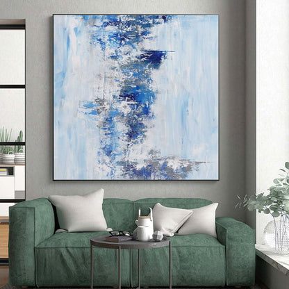 Custom Extra Large Abstract Veil Painting - Hand-Painted Gouache for Wedding Venue Aisles